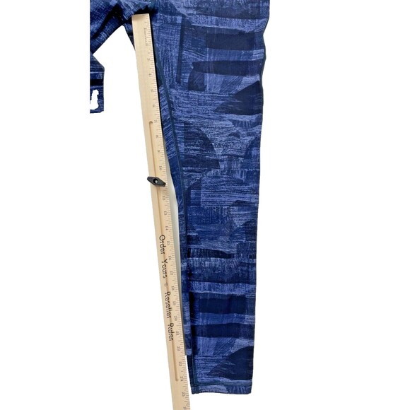 Lululemon Wunder Under High-Rise 25" Cropped Leggings Navy Blue - Women's Size 8 - Picture 8 of 10